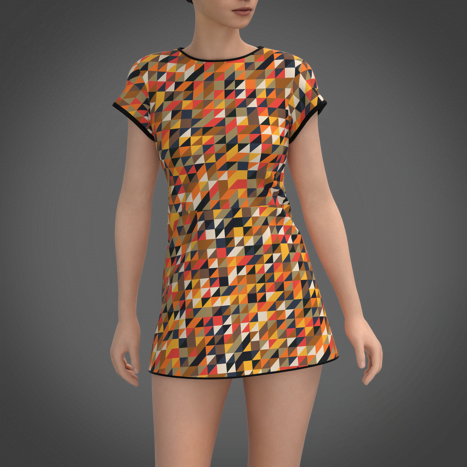 60s inspired dress